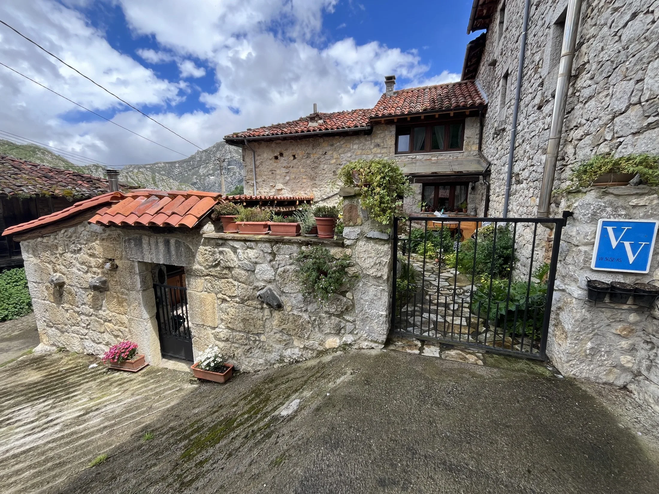 Exterior de la vivienda vacacional registrada en Asturias