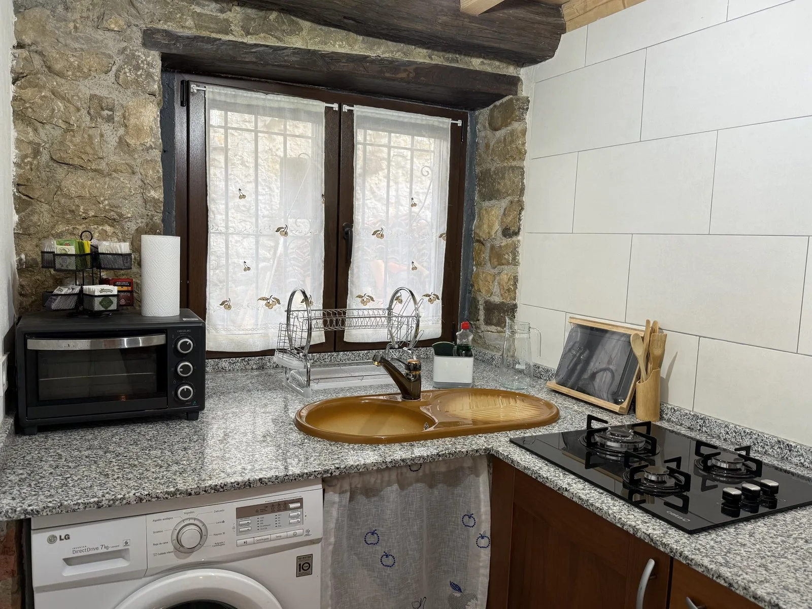 Cocina equipada de la casa rural